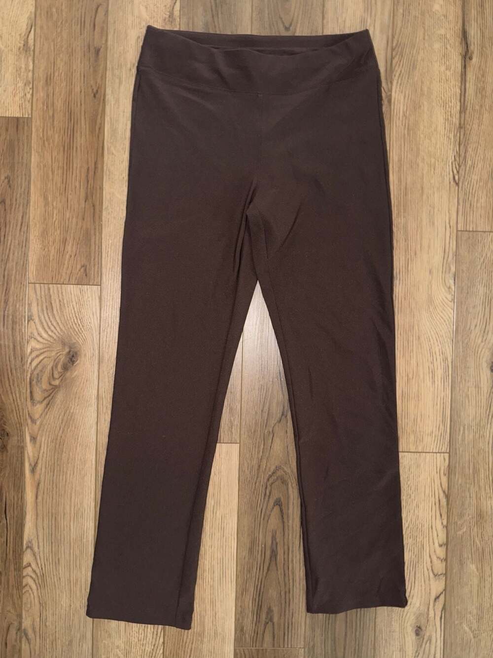 Boston Proper Solid Brown High-Waisted Basic Leggings